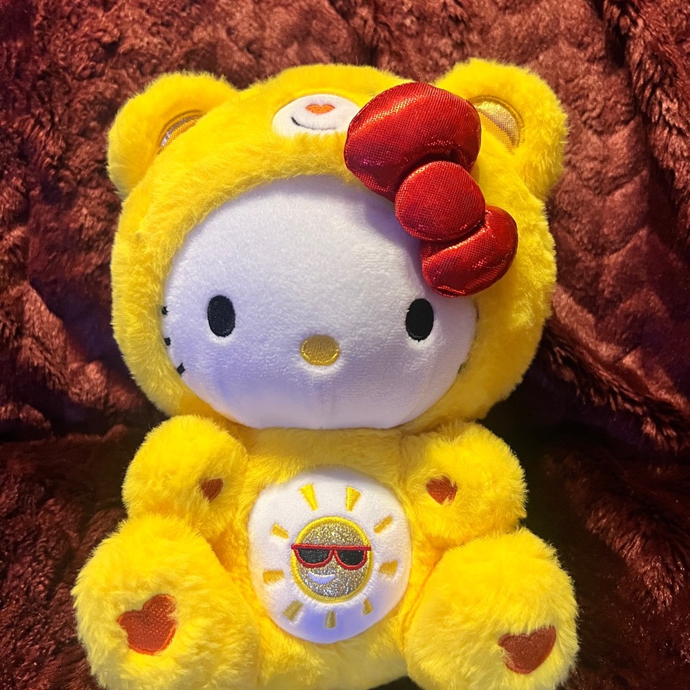 The Care Bears x Hello Kitty Funshine Bear
